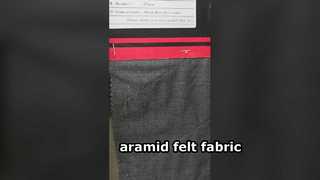 제품 이름: 메타 아라미드 니들 펠트 원단 폭: 150 cm 무게: 270 gsm
