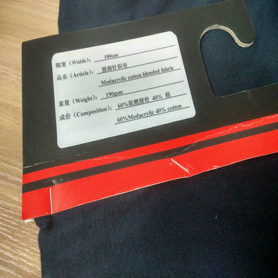 고 항장력 1000N/5cm 메타 아라미드 클로스를 위해 정장을 보호합니다